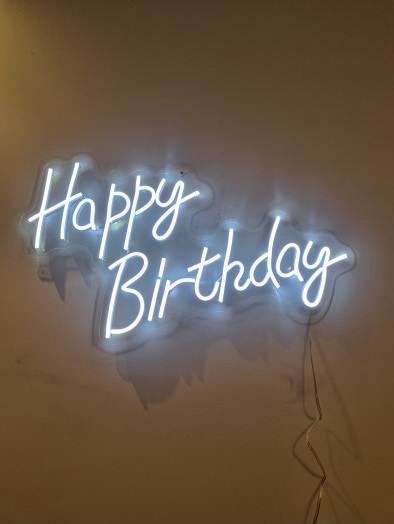 نئون happy birthday - طرح شماره ۳